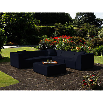 CoSi Amsterdam Weatherproof Corner Sofa Set Blue